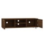 Mueble para TV madera contrachapada marrón roble 140x40,5x35 cm de , Muebles TV - Ref: Foro24-342628, Precio: 103,15 €, Descu...