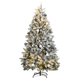 Árbol de Navidad artificial con bisagras 300 LED y bolas 300 cm de , Arboles de navidad - Ref: Foro24-3210178, Precio: 361,80...