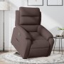 Sillón eléctrico reclinable elevable de tela marrón oscuro de , Sillones - Ref: Foro24-3205009, Precio: 345,44 €, Descuento: %