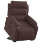Sillón eléctrico reclinable elevable de tela marrón oscuro de , Sillones - Ref: Foro24-3205009, Precio: 345,44 €, Descuento: %