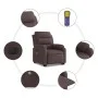 Sillón masaje eléctrico reclinable elevable tela marrón oscuro de , Sillones - Ref: Foro24-3205021, Precio: 381,08 €, Descuen...
