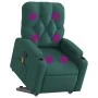 Silla de masaje reclinable de pie de tela verde oscura de , Sillones - Ref: Foro24-3204728, Precio: 321,01 €, Descuento: %