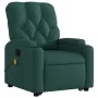 Silla de masaje reclinable de pie de tela verde oscura de , Sillones - Ref: Foro24-3204728, Precio: 321,01 €, Descuento: %