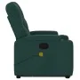 Silla de masaje reclinable de pie de tela verde oscura de , Sillones - Ref: Foro24-3204728, Precio: 321,01 €, Descuento: %