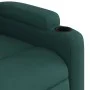 Silla de masaje reclinable de pie de tela verde oscura de , Sillones - Ref: Foro24-3204728, Precio: 321,01 €, Descuento: %