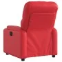 Sillón reclinable eléctrico de cuero sintético rojo de , Sillones - Ref: Foro24-3204763, Precio: 253,57 €, Descuento: %