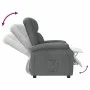 Sillón reclinable de tela gris oscuro de , Sillones - Ref: Foro24-348436, Precio: 193,09 €, Descuento: %
