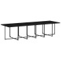 Set comedor de jardín con cojines 13 pzas ratán sintético negro de , Conjuntos de jardín - Ref: Foro24-3211303, Precio: 782,1...