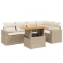 Juego de sofás jardín con cojines 6 pzas ratán sintético beige de , Conjuntos de jardín - Ref: Foro24-3271303, Precio: 440,29...