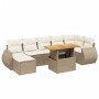 Juego de sofás de jardín con cojines beige 8 pzas ratán PE de , Conjuntos de jardín - Ref: Foro24-3275823, Precio: 580,20 €, ...