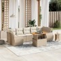 Juego de sofás de jardín con cojines beige 8 pzas ratán PE de , Conjuntos de jardín - Ref: Foro24-3272108, Precio: 613,30 €, ...