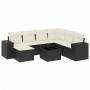 Set de sofás de jardín 8 piezas y cojines ratán sintético negro de , Conjuntos de jardín - Ref: Foro24-3255243, Precio: 477,8...