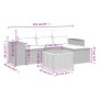Set de muebles de jardín 5 pzas y cojines ratán sintético negro de , Conjuntos de jardín - Ref: Foro24-3257743, Precio: 305,6...