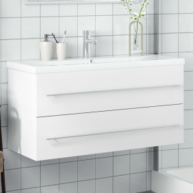 Mueble de baño con lavabo integrado blanco de , Tocadores de baño - Ref: Foro24-3278794, Precio: 336,97 €, Descuento: %