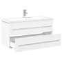 Mueble de baño con lavabo integrado blanco de , Tocadores de baño - Ref: Foro24-3278794, Precio: 336,97 €, Descuento: %