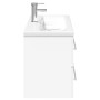 Mueble de baño con lavabo integrado blanco de , Tocadores de baño - Ref: Foro24-3278794, Precio: 336,97 €, Descuento: %