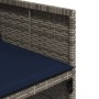 Set comedor jardín 7 pzas y cojines ratán sintético gris de , Conjuntos de jardín - Ref: Foro24-3278044, Precio: 438,24 €, De...