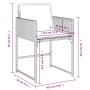 Set comedor jardín 7 pzas y cojines ratán sintético gris de , Conjuntos de jardín - Ref: Foro24-3278044, Precio: 438,24 €, De...