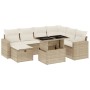 Set de sofás de jardín y cojines 8 piezas ratán sintético beige de , Conjuntos de jardín - Ref: Foro24-3274838, Precio: 564,1...