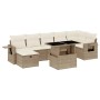 Set de sofás de jardín y cojines 8 piezas ratán sintético beige de , Conjuntos de jardín - Ref: Foro24-3274988, Precio: 559,1...