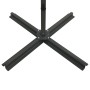 Sombrilla voladiza con poste y luces LED arena 300 cm de vidaXL, Sombrillas - Ref: Foro24-312328, Precio: 165,52 €, Descuento: %