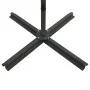 Sombrilla voladiza con poste y luces LED arena 300 cm de vidaXL, Sombrillas - Ref: Foro24-312328, Precio: 160,92 €, Descuento: %