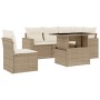 Juego de sofás jardín con cojines 6 pzas ratán sintético beige de , Conjuntos de jardín - Ref: Foro24-3267278, Precio: 451,45...