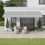 Toldo retráctil manual con luces LED antracita blanco 600x300cm de , Toldos - Ref: Foro24-3215790, Precio: 514,19 €, Descuent...