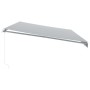 Toldo retráctil manual con luces LED antracita blanco 600x300cm de , Toldos - Ref: Foro24-3215790, Precio: 523,87 €, Descuent...