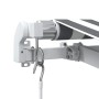 Toldo retráctil manual con luces LED antracita blanco 600x300cm de , Toldos - Ref: Foro24-3215790, Precio: 523,87 €, Descuent...