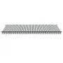 Toldo retráctil manual con luz LED antracita y blanco 600x300cm by , Awnings - Ref: Foro24-3310244, Price: 566,06 €, Discount: %