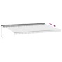 Toldo retráctil manual con luz LED antracita y blanco 600x300cm de , Toldos - Ref: Foro24-3310244, Precio: 472,78 €, Descuent...