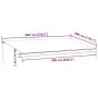 Toldo retráctil manual con luz LED antracita y blanco 600x300cm by , Awnings - Ref: Foro24-3310244, Price: 566,06 €, Discount: %