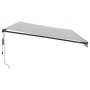 Toldo retráctil automático luces LED antracita blanco 600x300cm de , Toldos - Ref: Foro24-3310246, Precio: 689,26 €, Descuent...