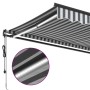 Toldo retráctil automático luces LED antracita blanco 600x300cm de , Toldos - Ref: Foro24-3310246, Precio: 689,26 €, Descuent...