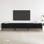 Mueble para TV madera de ingeniería negro 240x35x41 cm de , Muebles TV - Ref: Foro24-3300795, Precio: 168,58 €, Descuento: %