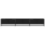 Mueble para TV madera de ingeniería negro 240x35x41 cm de , Muebles TV - Ref: Foro24-3300795, Precio: 173,97 €, Descuento: %