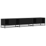 Mueble para TV madera de ingeniería negro 240x35x41 cm de , Muebles TV - Ref: Foro24-3300795, Precio: 168,58 €, Descuento: %