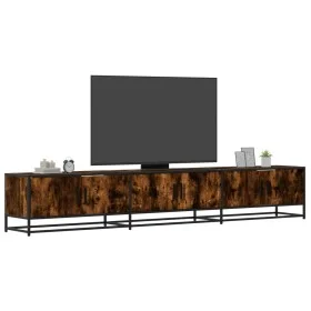 Mueble para TV madera de ingeniería roble ahumado 240x35x41 cm de , Muebles TV - Ref: Foro24-3300797, Precio: 129,43 €, Descu...