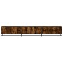 Mueble para TV madera de ingeniería roble ahumado 240x35x41 cm de , Muebles TV - Ref: Foro24-3300797, Precio: 131,07 €, Descu...