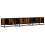 Mueble para TV madera de ingeniería roble ahumado 240x35x41 cm de , Muebles TV - Ref: Foro24-3300797, Precio: 131,07 €, Descu...