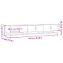 Mueble para TV madera de ingeniería roble ahumado 240x35x41 cm de , Muebles TV - Ref: Foro24-3300797, Precio: 131,07 €, Descu...