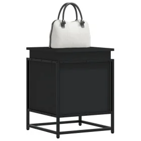 Caja almacenaje con tapa madera ingeniería negro 40x40x51,5 cm de , Cestas para almacenaje - Ref: Foro24-848789, Precio: 51,7...