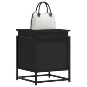 Caja almacenaje con tapa madera ingeniería negro 40x40x51,5 cm de , Cestas para almacenaje - Ref: Foro24-848789, Precio: 52,4...