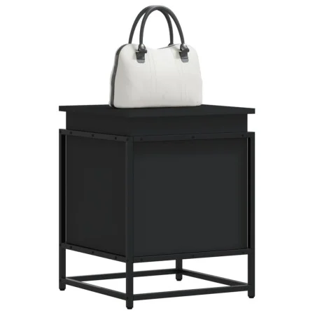 Caja almacenaje con tapa madera ingeniería negro 40x40x51,5 cm de , Cestas para almacenaje - Ref: Foro24-848789, Precio: 51,7...