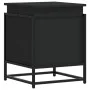 Caja almacenaje con tapa madera ingeniería negro 40x40x51,5 cm de , Cestas para almacenaje - Ref: Foro24-848789, Precio: 51,7...