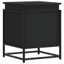 Caja almacenaje con tapa madera ingeniería negro 40x40x51,5 cm de , Cestas para almacenaje - Ref: Foro24-848789, Precio: 52,4...