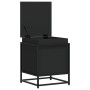 Caja almacenaje con tapa madera ingeniería negro 40x40x51,5 cm de , Cestas para almacenaje - Ref: Foro24-848789, Precio: 52,4...