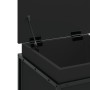 Caja almacenaje con tapa madera ingeniería negro 40x40x51,5 cm de , Cestas para almacenaje - Ref: Foro24-848789, Precio: 52,4...