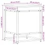 Caja almacenaje con tapa madera ingeniería negro 40x40x51,5 cm de , Cestas para almacenaje - Ref: Foro24-848789, Precio: 51,7...